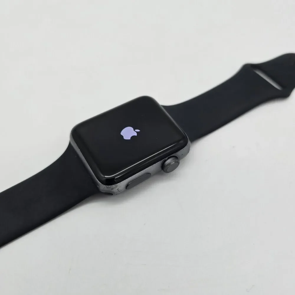 Apple Watch Series 3 - 42mm GPS, Aluminum Black Sport Band **(PROBABLY LOCKED)